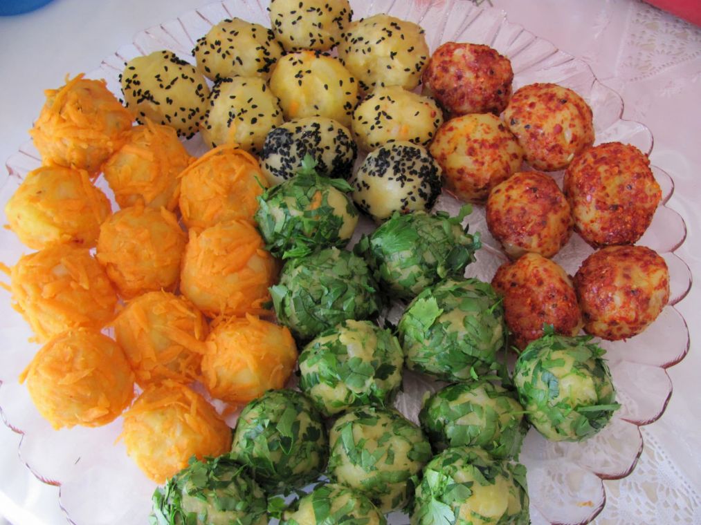 Bezelyeli Patatesli Toplar