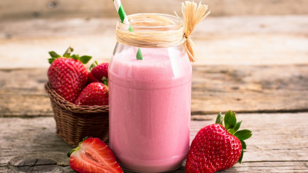 Çilekli Milkshake