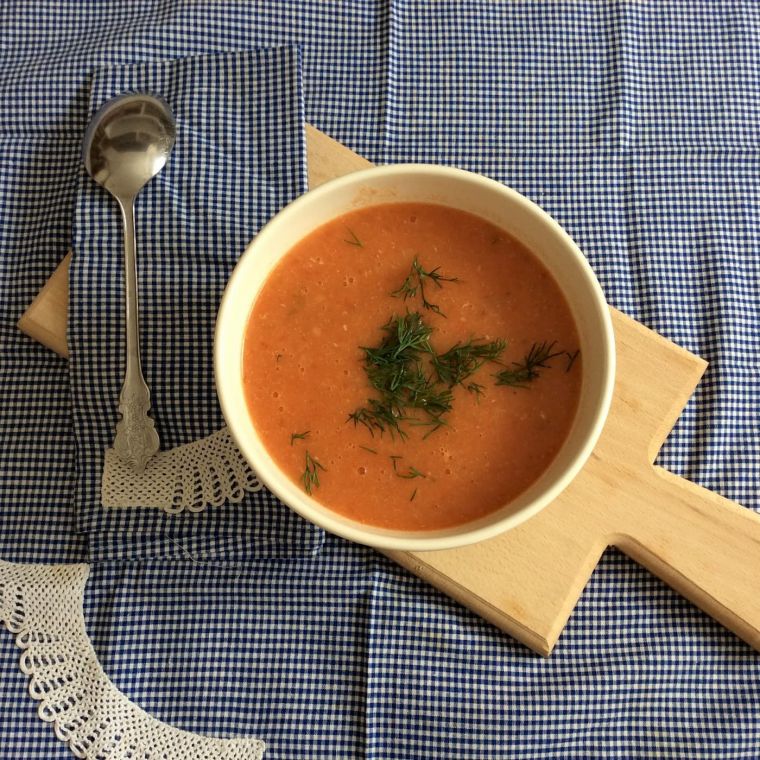 Sıcacık Domates Çorbası