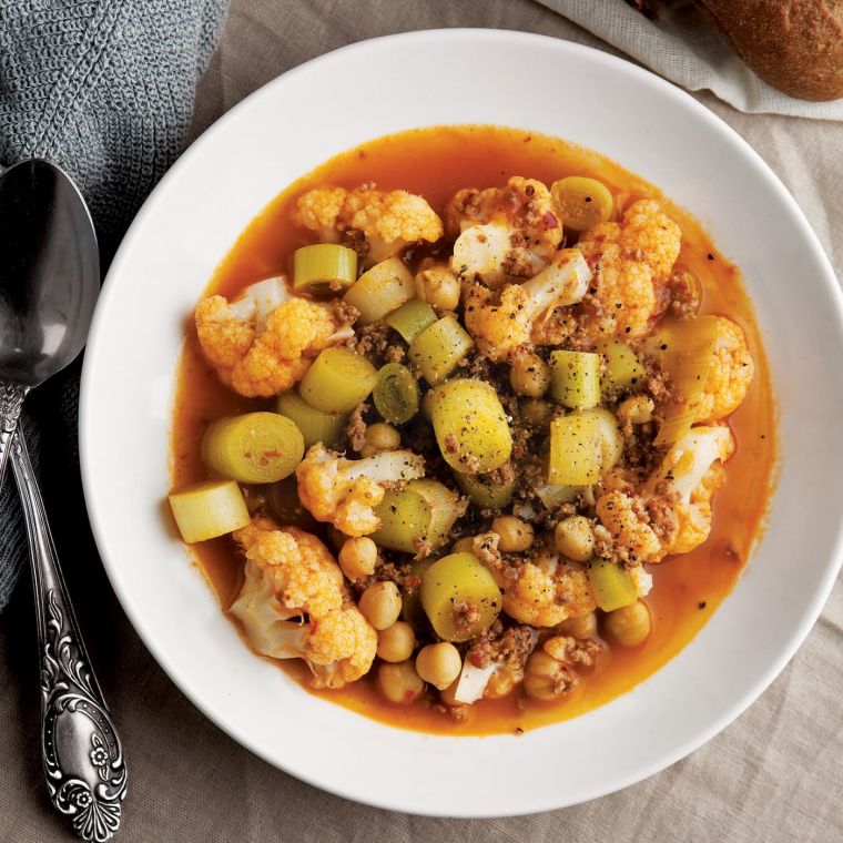 Karnabaharlı Pırasa Yemeği