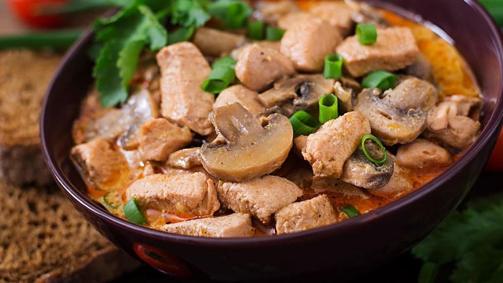 Mantarlı Tavuk Sote