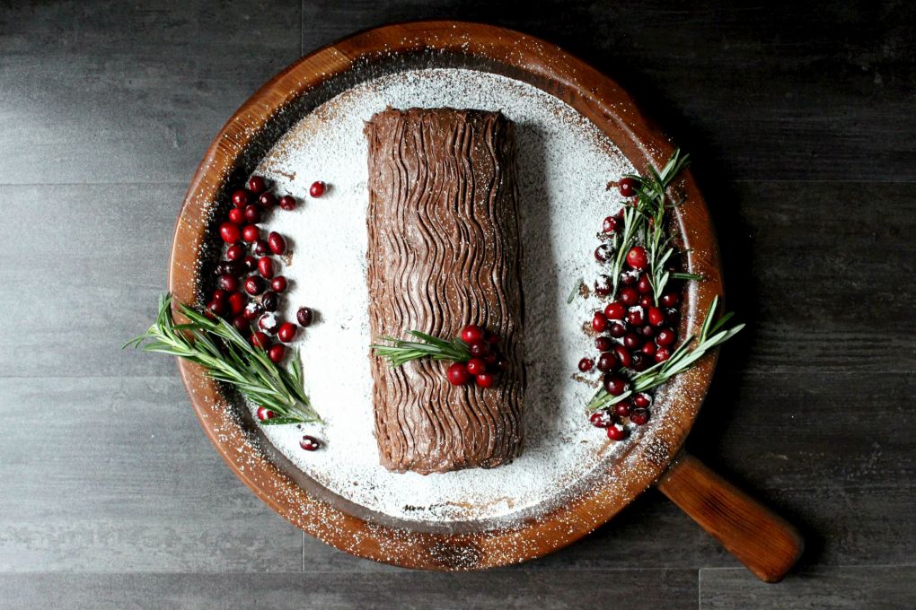 O Bir Fransız Yılbaşı Pastası Buche de Noel