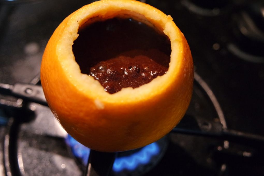 Portakal Kabuğunda Türk Kahvesi