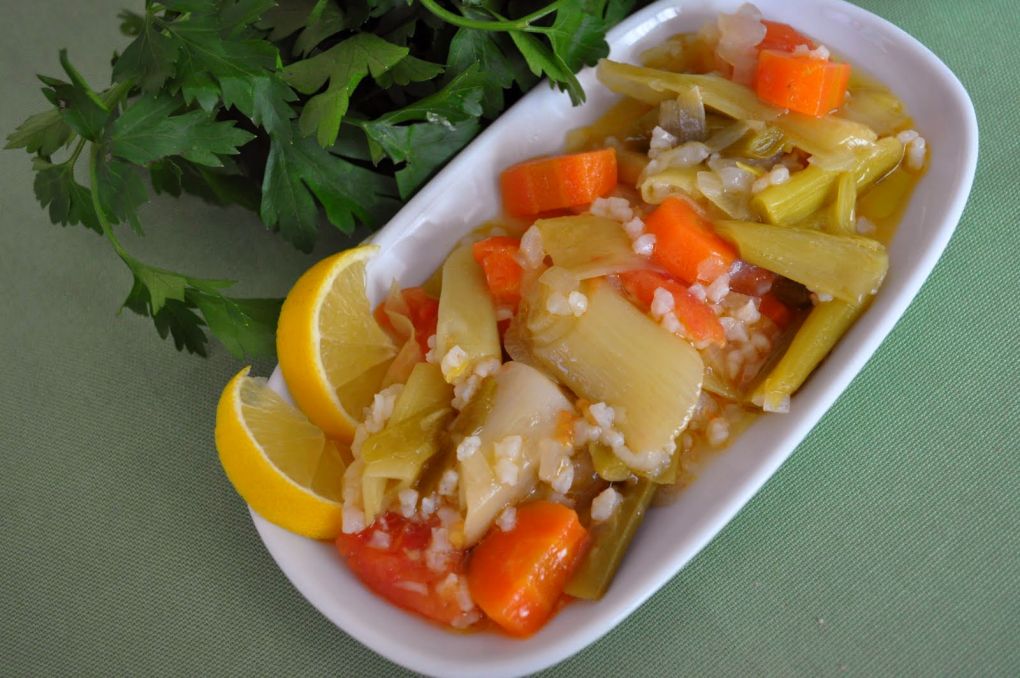 Zeytinyağlı Pırasa Yemeği